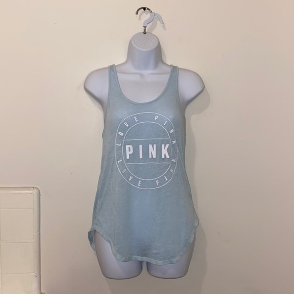 Women’s PINK by V.S. Sheer Open Back Tank Top